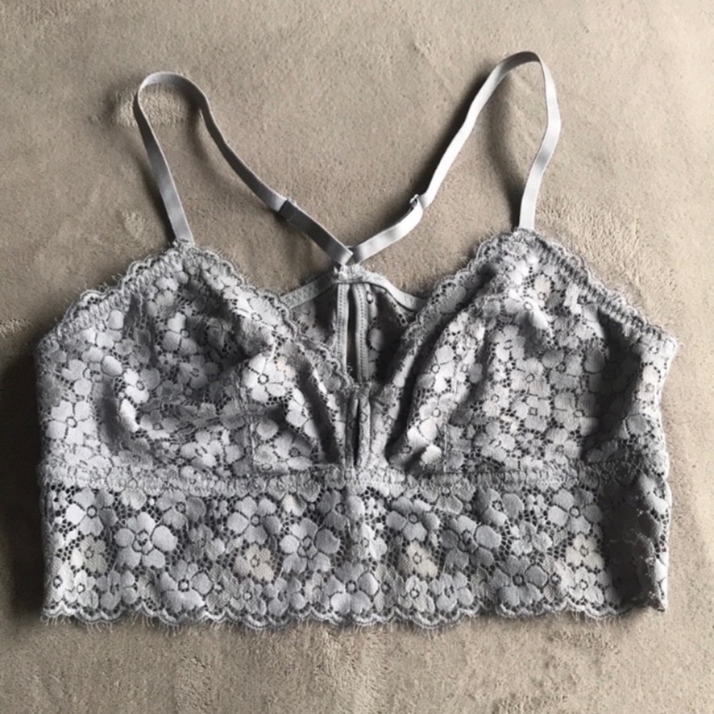 Gray bralette